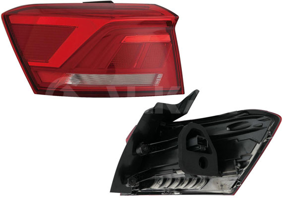 ALKAR Baglygte 2003139 LED venstre for VW