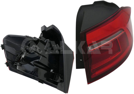 ALKAR Baglygte 2256137 WY21W højre for VW