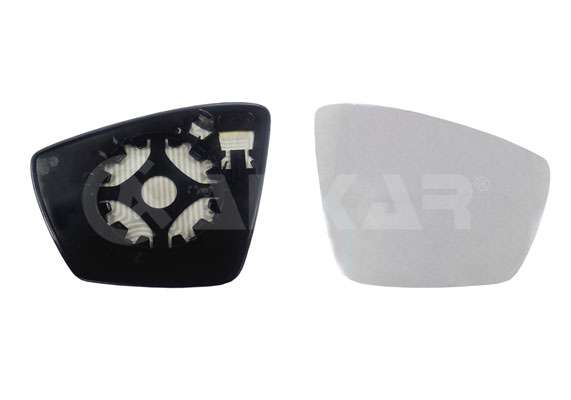 ALKAR Spejlglas, udvendig spejl 6402693 højre for SKODA