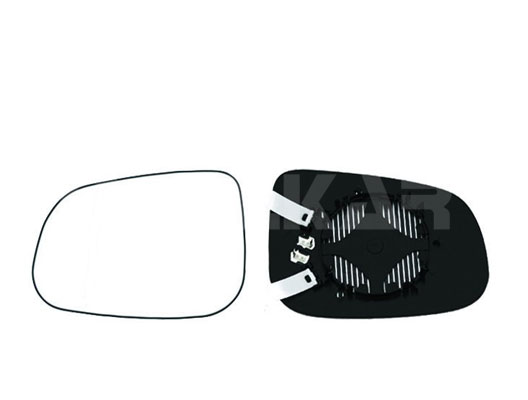 ALKAR Spejlglas, udvendig spejl 6431876 venstre for VOLVO JAGUAR
