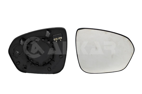 ALKAR Spejlglas, udvendig spejl 6432195 højre for DACIA