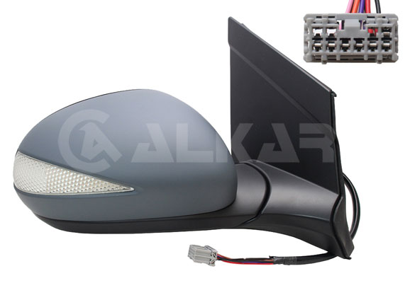 ALKAR Sidespejl 6140823 højre for HONDA