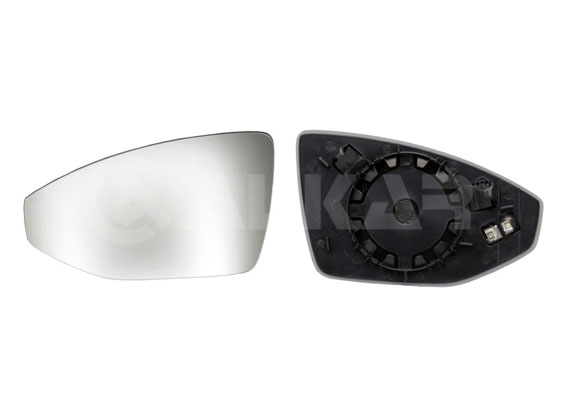ALKAR Spejlglas, udvendig spejl 6431814 venstre for AUDI