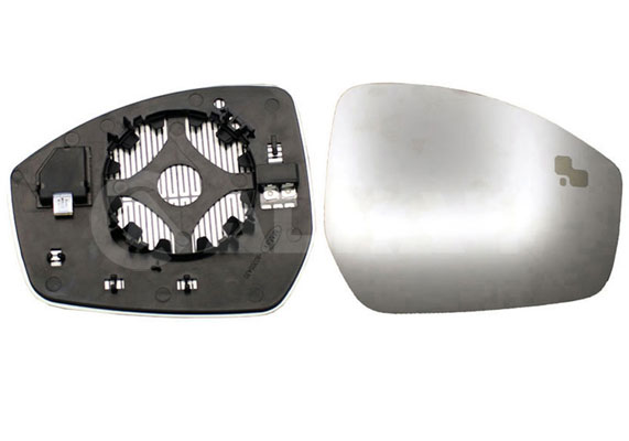 ALKAR Spejlglas, udvendig spejl 6452054 højre for LAND ROVER