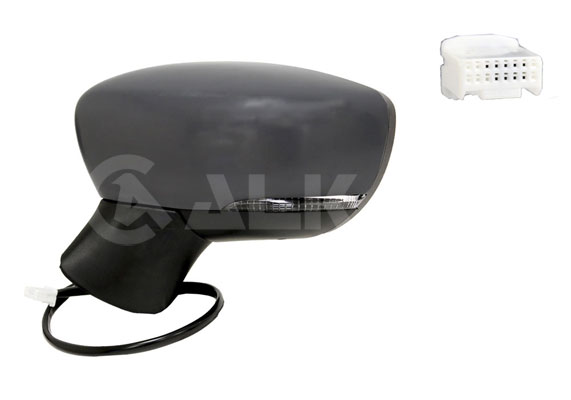 ALKAR Sidespejl 6143057 LED venstre for NISSAN