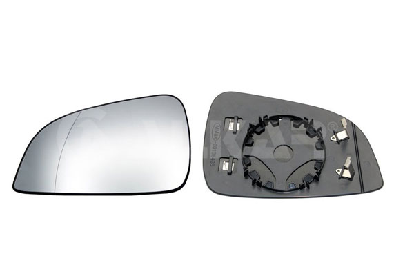 ALKAR Spejlglas, udvendig spejl 6471354 venstre for OPEL