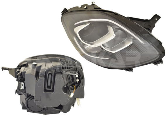 ALKAR Forlygte 2702113 PY21W højre for FORD