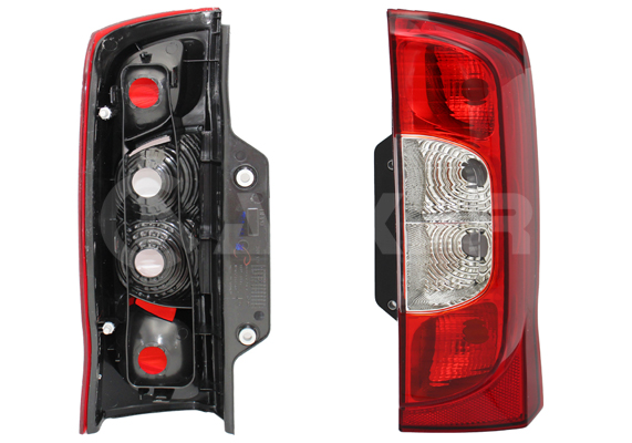 ALKAR Baglygte 2212351 P21/4W højre for FIAT CITROËN PEUGEOT