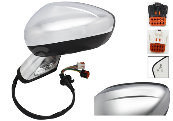 ALKAR Sidespejl 6167868 venstre for CITROËN