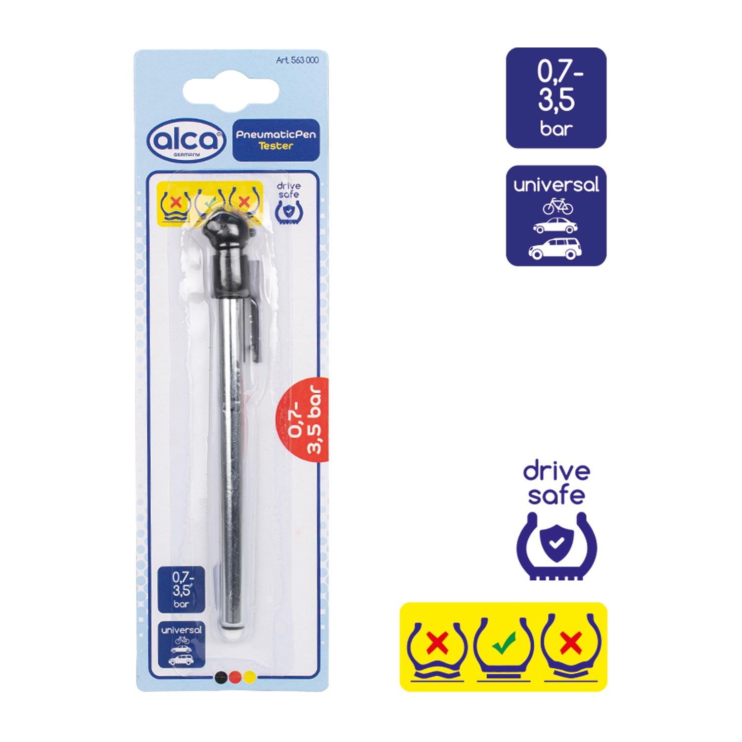 ALCA Tester, dæktryk 563000