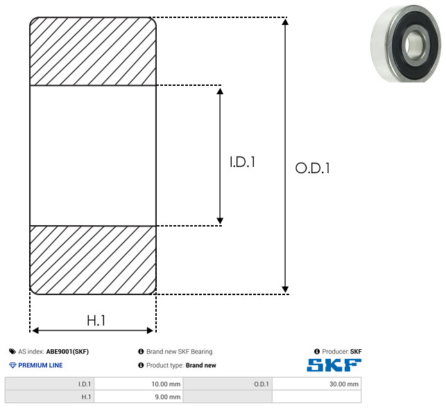 AS-PL Leje ABE9001(SKF)