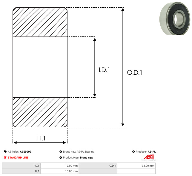 AS-PL Leje abe9002 for NISSAN MITSUBISHI