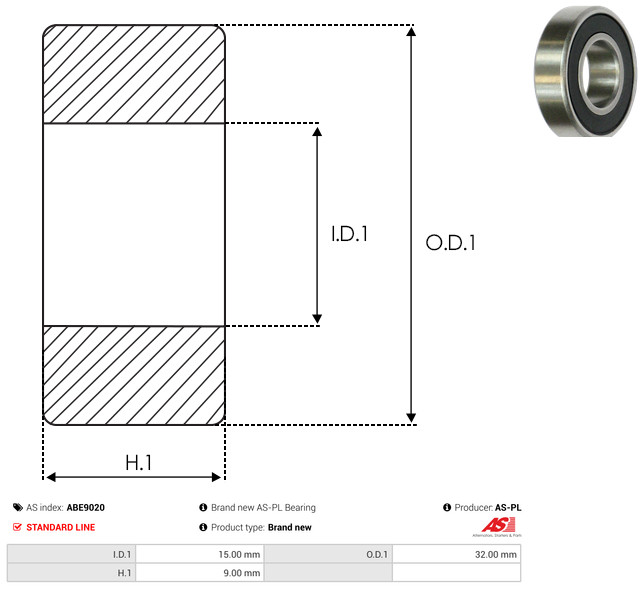 AS-PL Leje abe9020 for HYUNDAI HONDA ISUZU MAZDA MITSUBISHI NISSAN