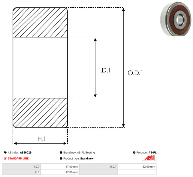 AS-PL Leje abe9029 for VOLVO MERCEDES-BENZ