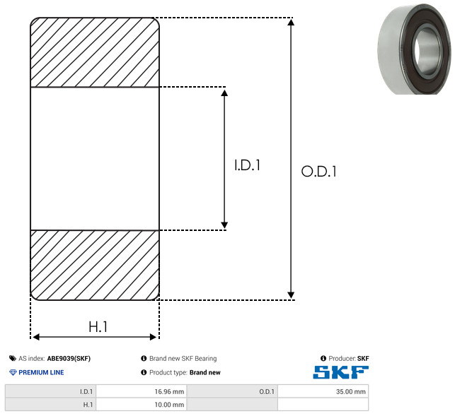 AS-PL Leje ABE9039(SKF)