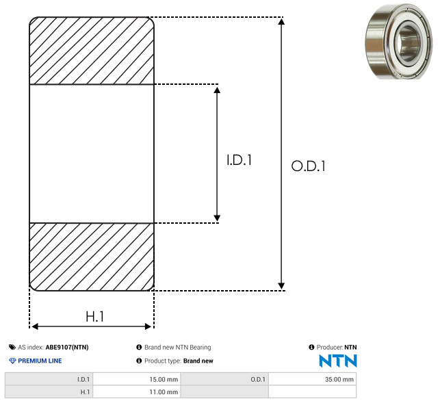 AS-PL Leje ABE9107(NTN)