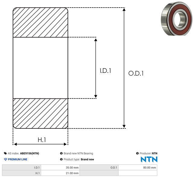 AS-PL Leje ABE9156(NTN)