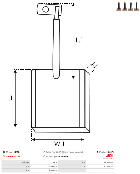 AS-PL sb6011 for TOYOTA