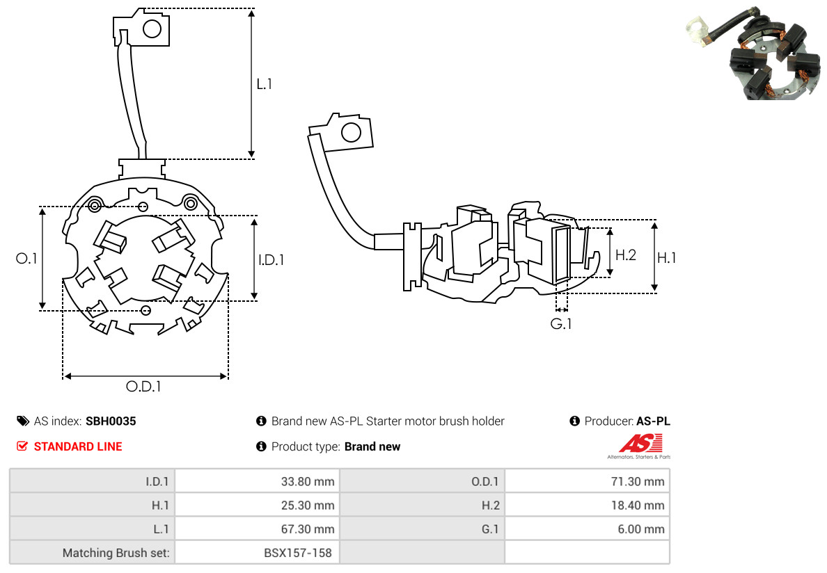 AS-PL sbh0035 71,30mm