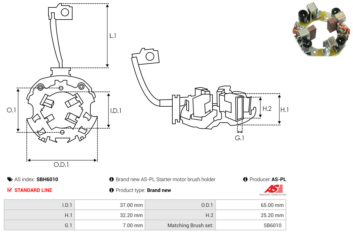 AS-PL sbh6010 650mm