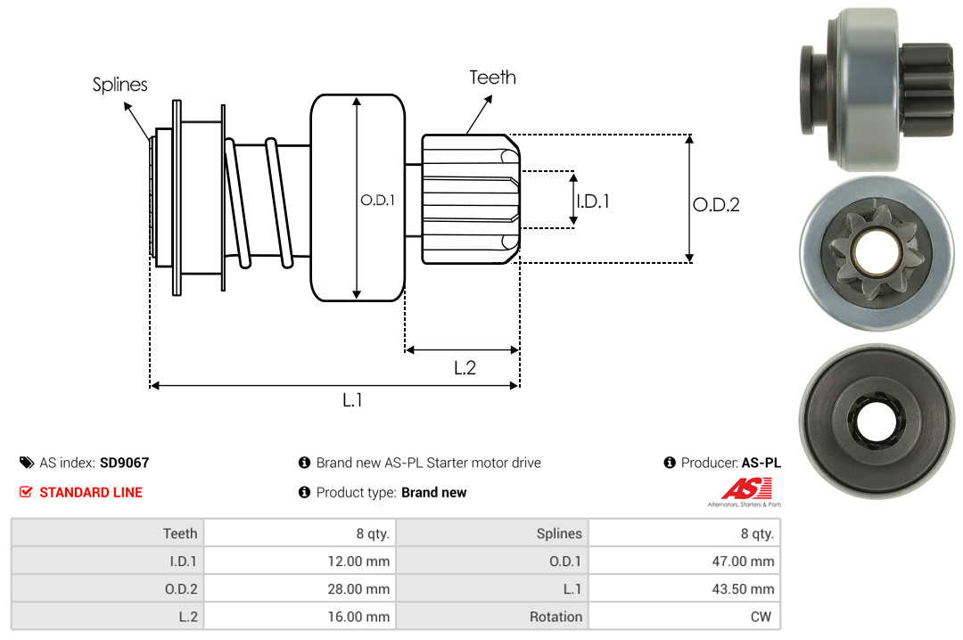 AS-PL sd9067 for HYUNDAI