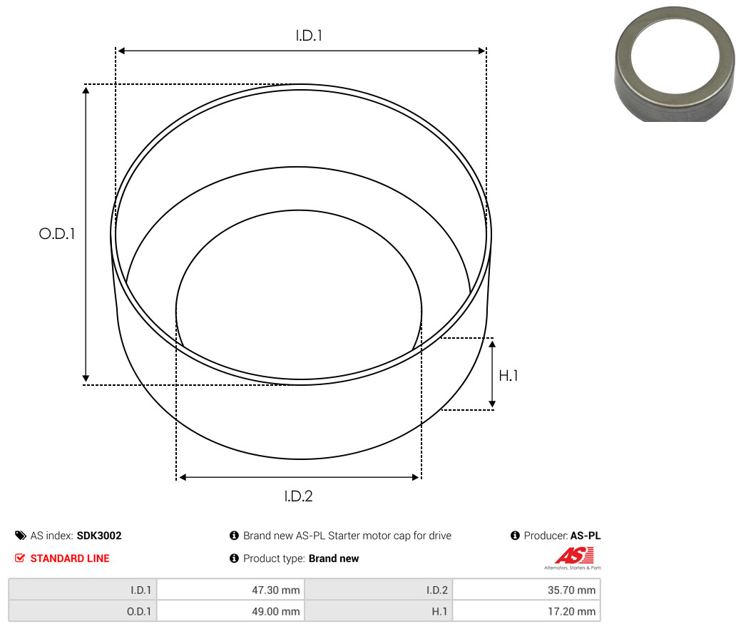AS-PL sdk3002 490mm