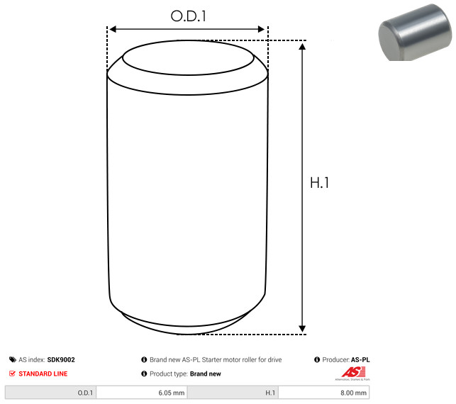 AS-PL sdk9002 65mm