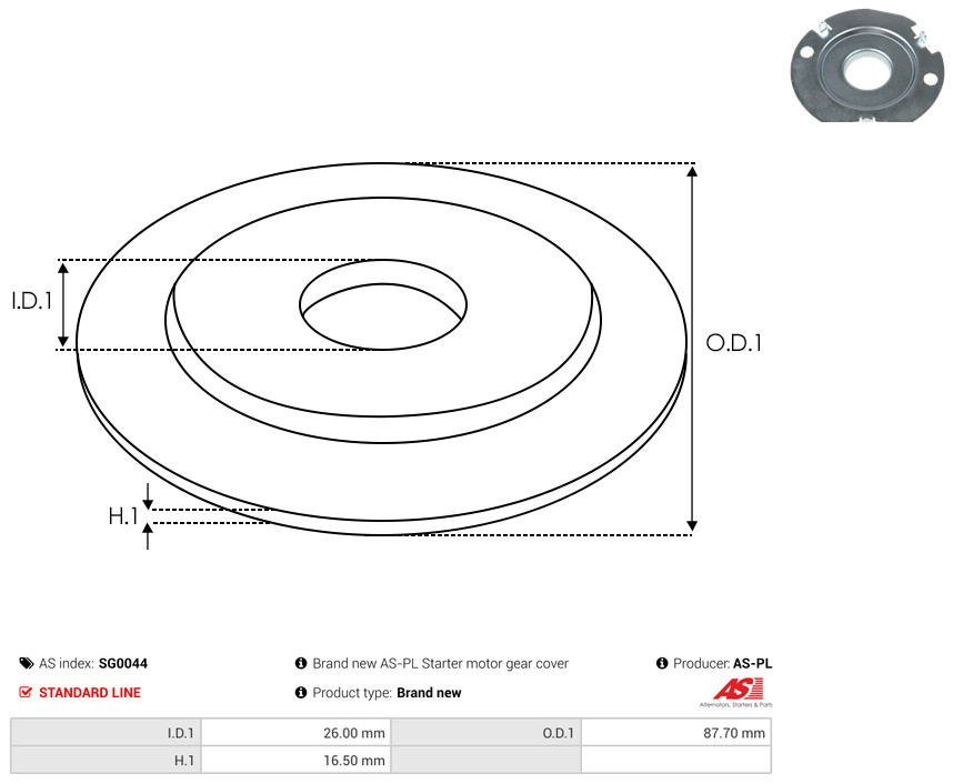 AS-PL sg0044 87,70mm