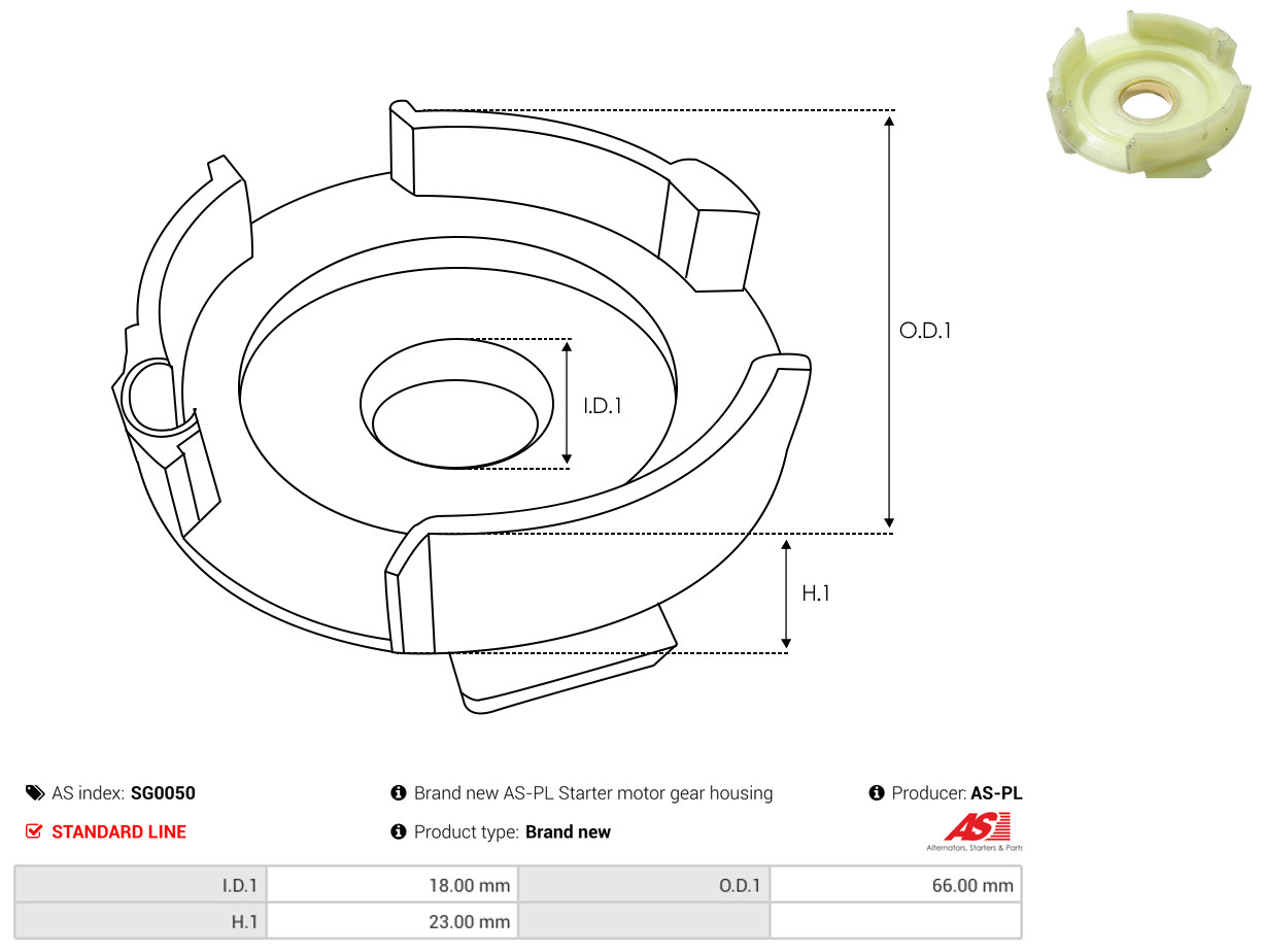 AS-PL sg0050 660mm