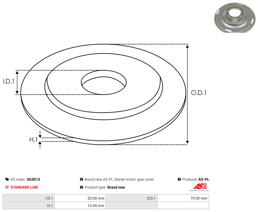 AS-PL sg3013 700mm