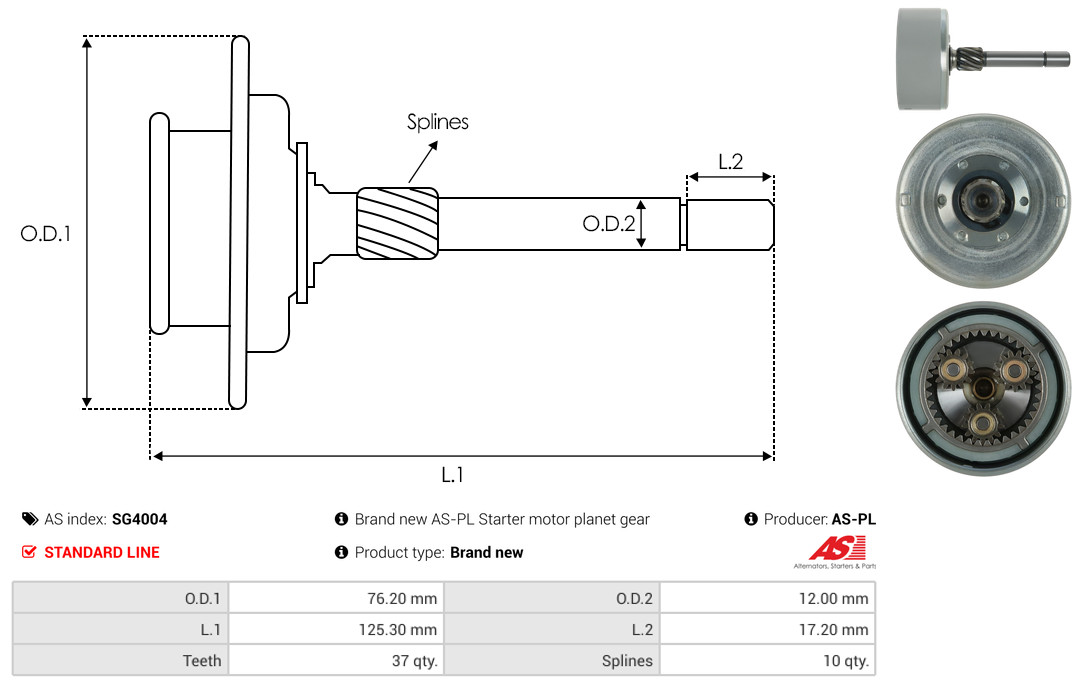 AS-PL sg4004 76,20mm