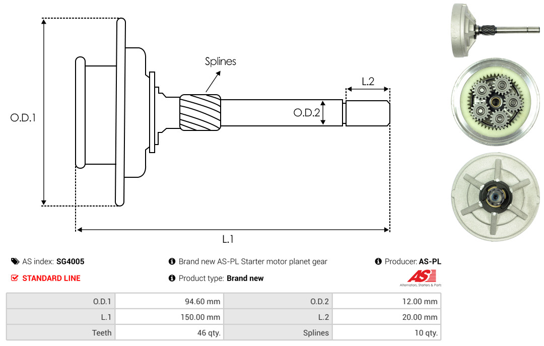 AS-PL sg4005 94,60mm
