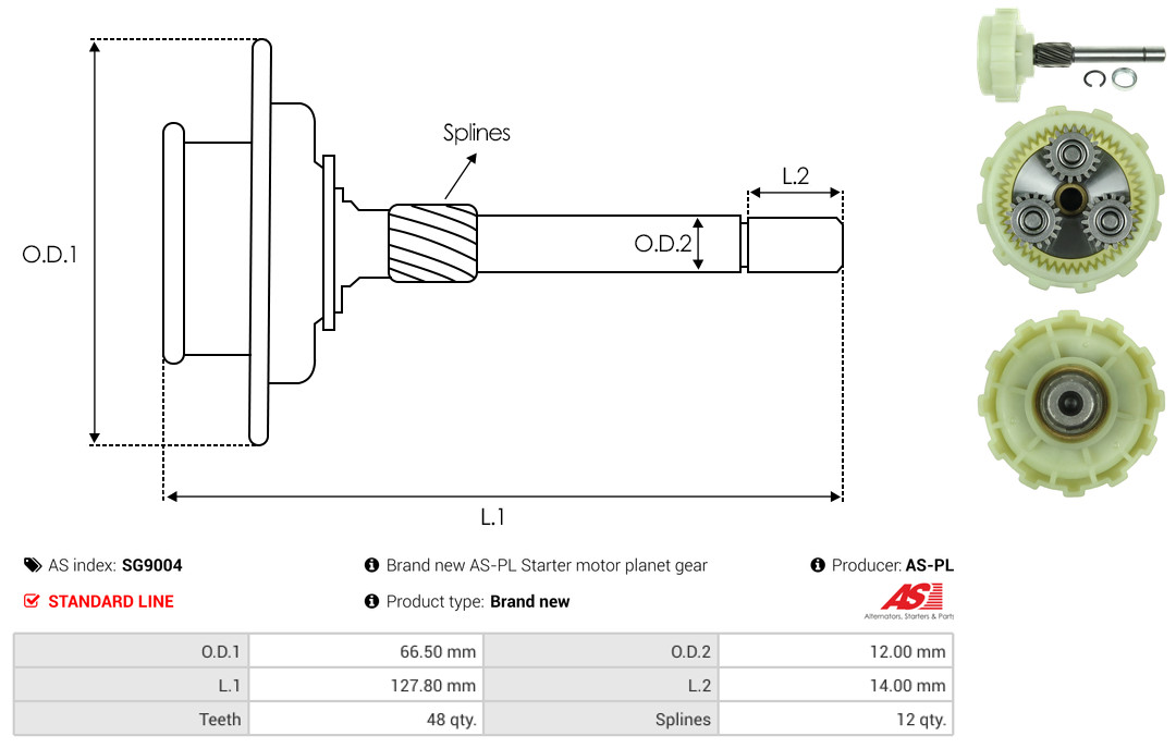 AS-PL sg9004 66,50mm