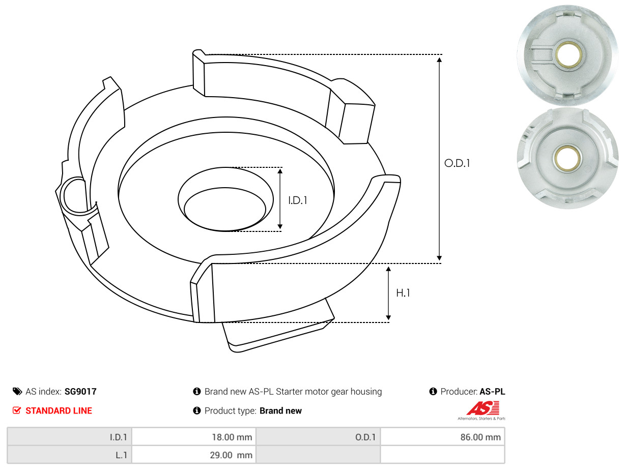 AS-PL sg9017 860mm
