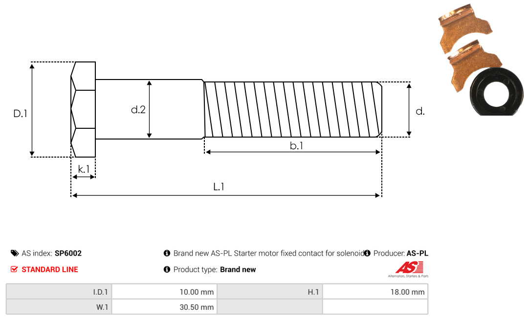 AS-PL sp6002 for TOYOTA