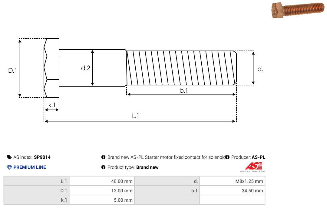 AS-PL sp9014 130mm