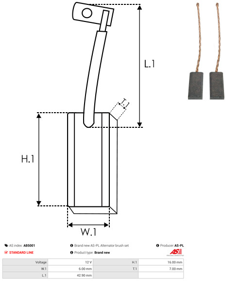AS-PL ab5001 for MAZDA NISSAN MITSUBISHI