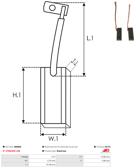 AS-PL ab5003 for MAZDA SUZUKI MITSUBISHI NISSAN