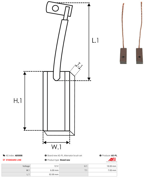 AS-PL ab5008 for NISSAN MAZDA MITSUBISHI