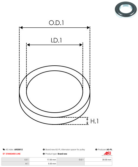 AS-PL ars0012 for VW FIAT IVECO CHEVROLET BMW FORD MERCEDES-BENZ