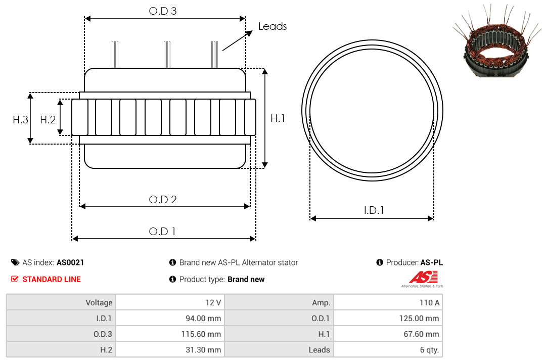 AS-PL as0021 for FIAT VW