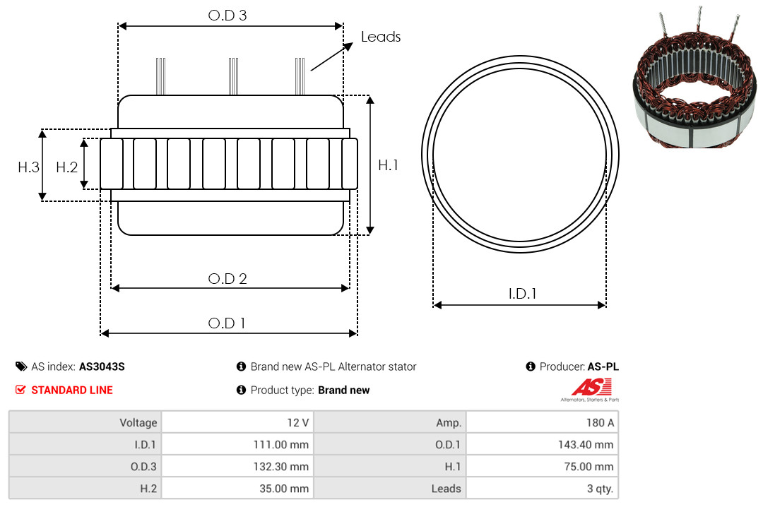 AS-PL as3043s for VW