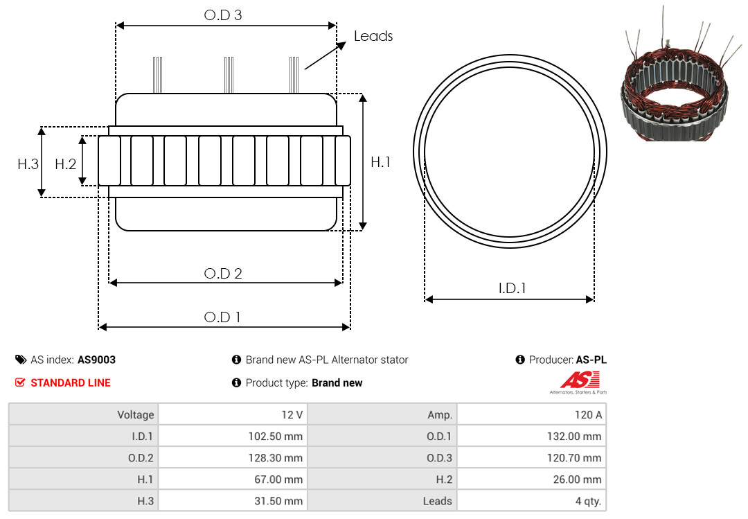 AS-PL as9003