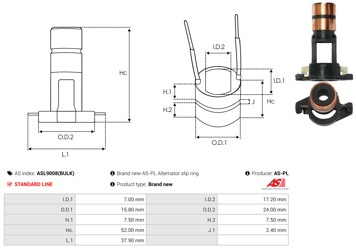 AS-PL asl9008bulk