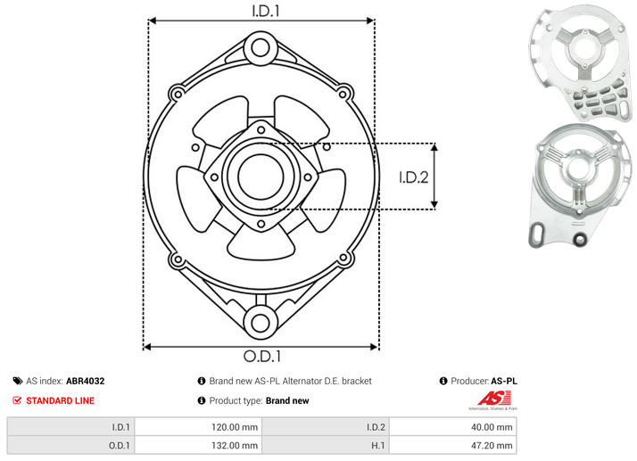 AS-PL abr4032 1320mm