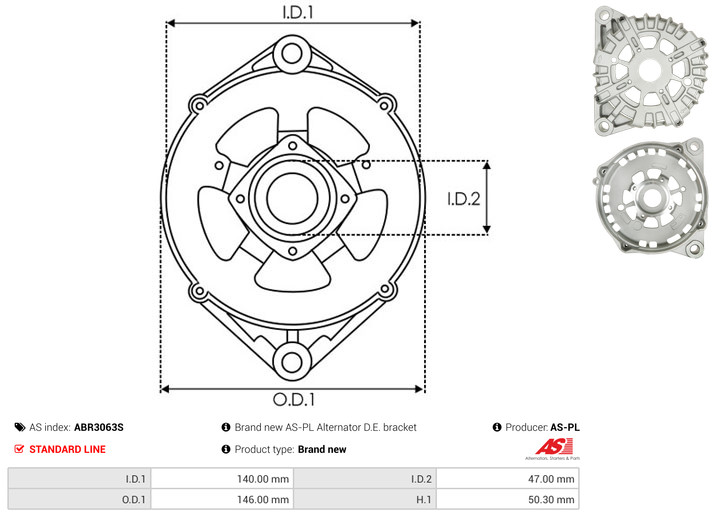 AS-PL abr3063s 1460mm