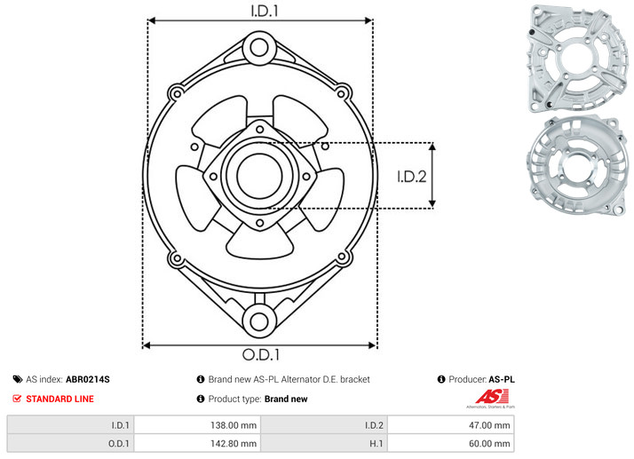 AS-PL abr0214s 142,80mm