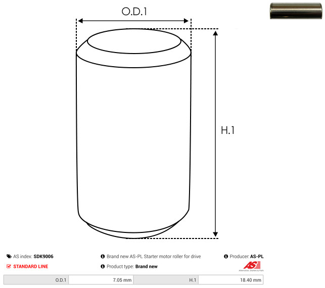 AS-PL sdk9006 75mm
