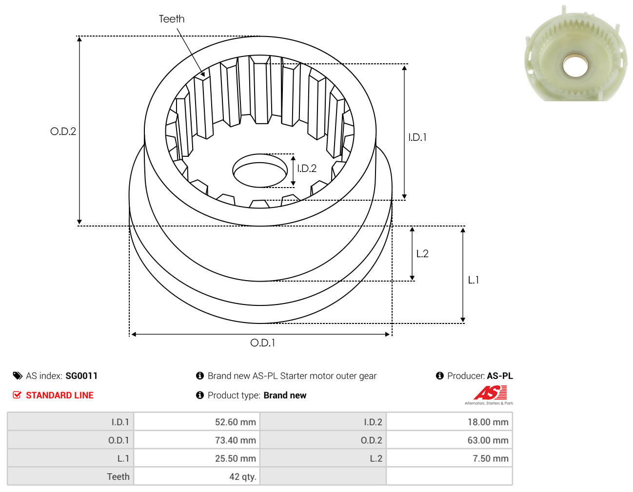 AS-PL sg0011 630mm