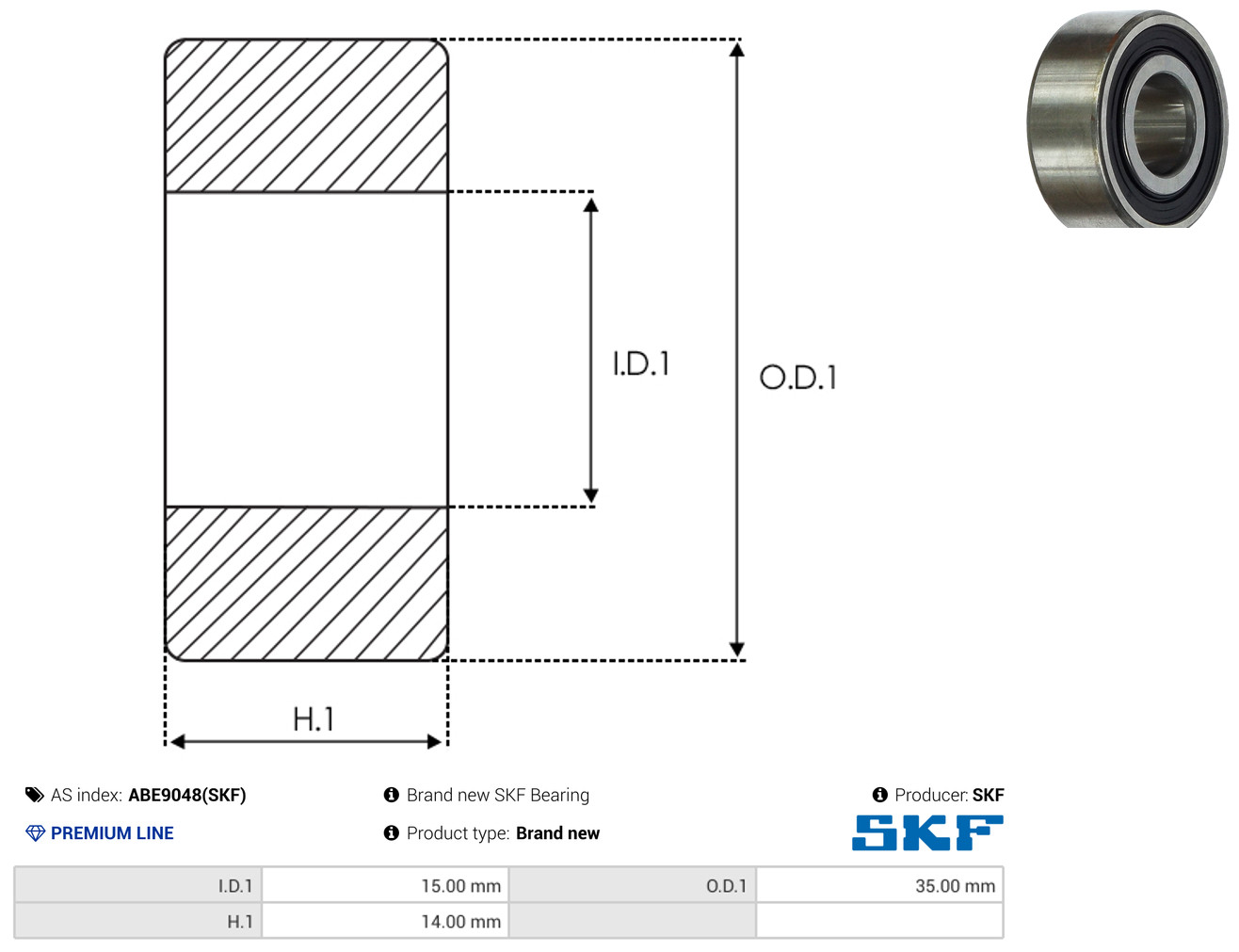 AS-PL Leje ABE9048(SKF)